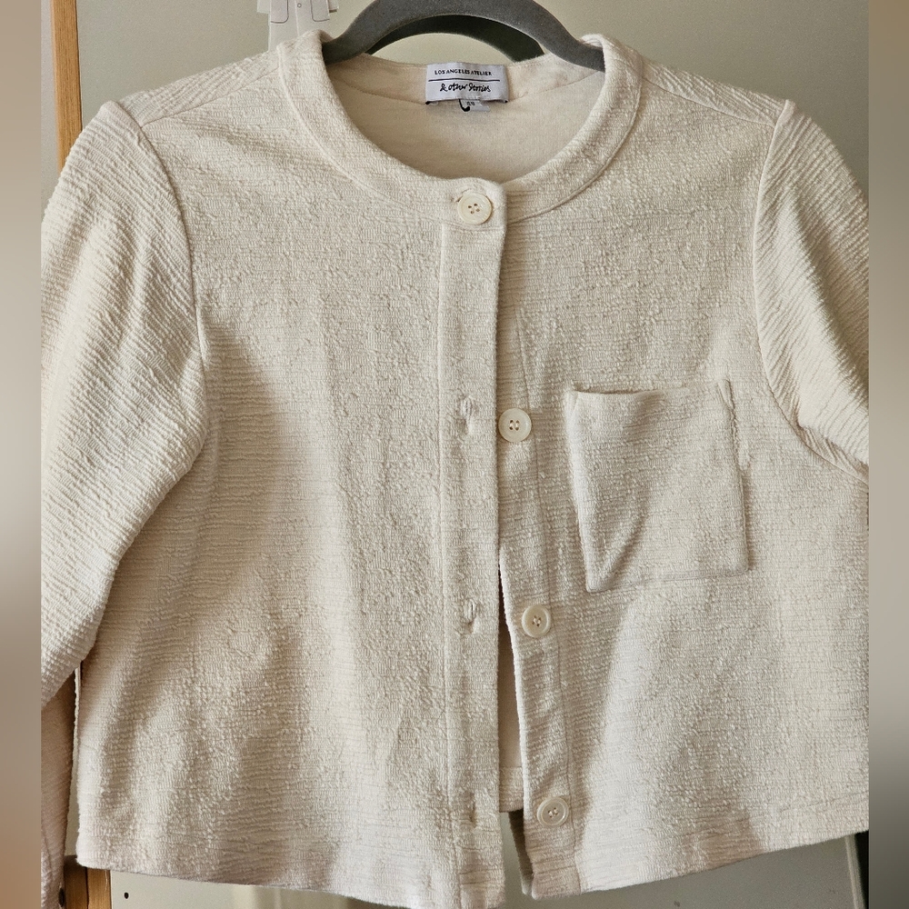 & Other Stories White Cardigan